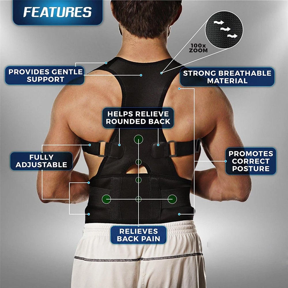 PostureBasics Magnetic Support Brace