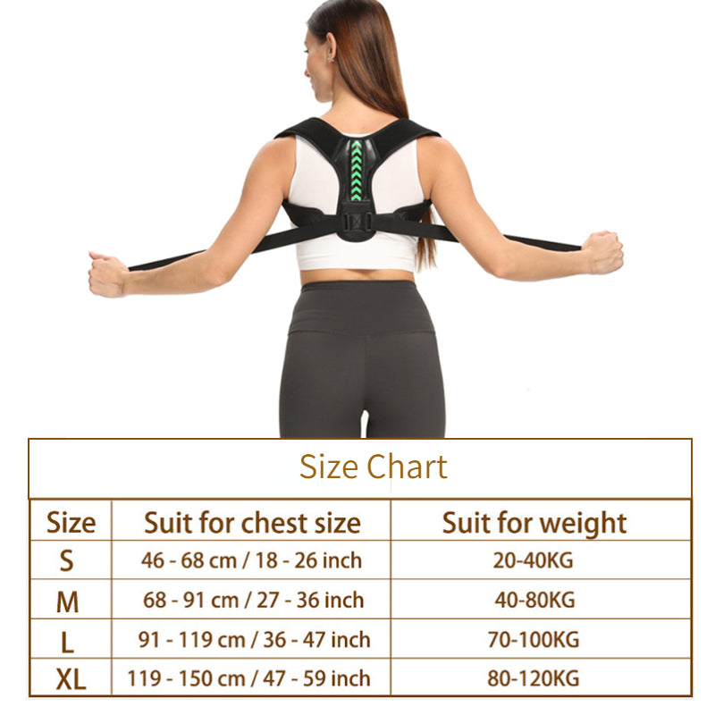 PostureBasics Adjustable Fit Brace (S-XL)